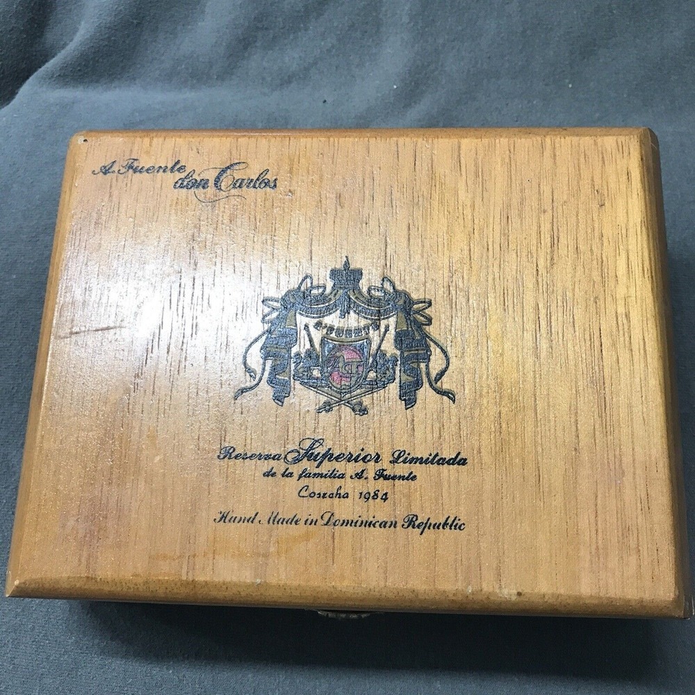 Arturo Fuente Don Carlos No. 2 Empty Wooden Cigar Box‎